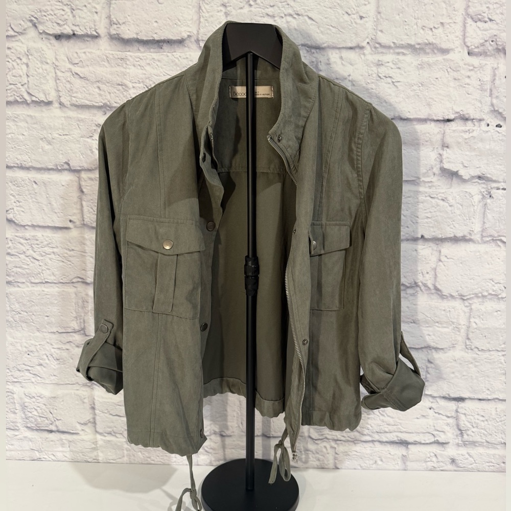 BE COOL Utility Jacket in Olive Green S